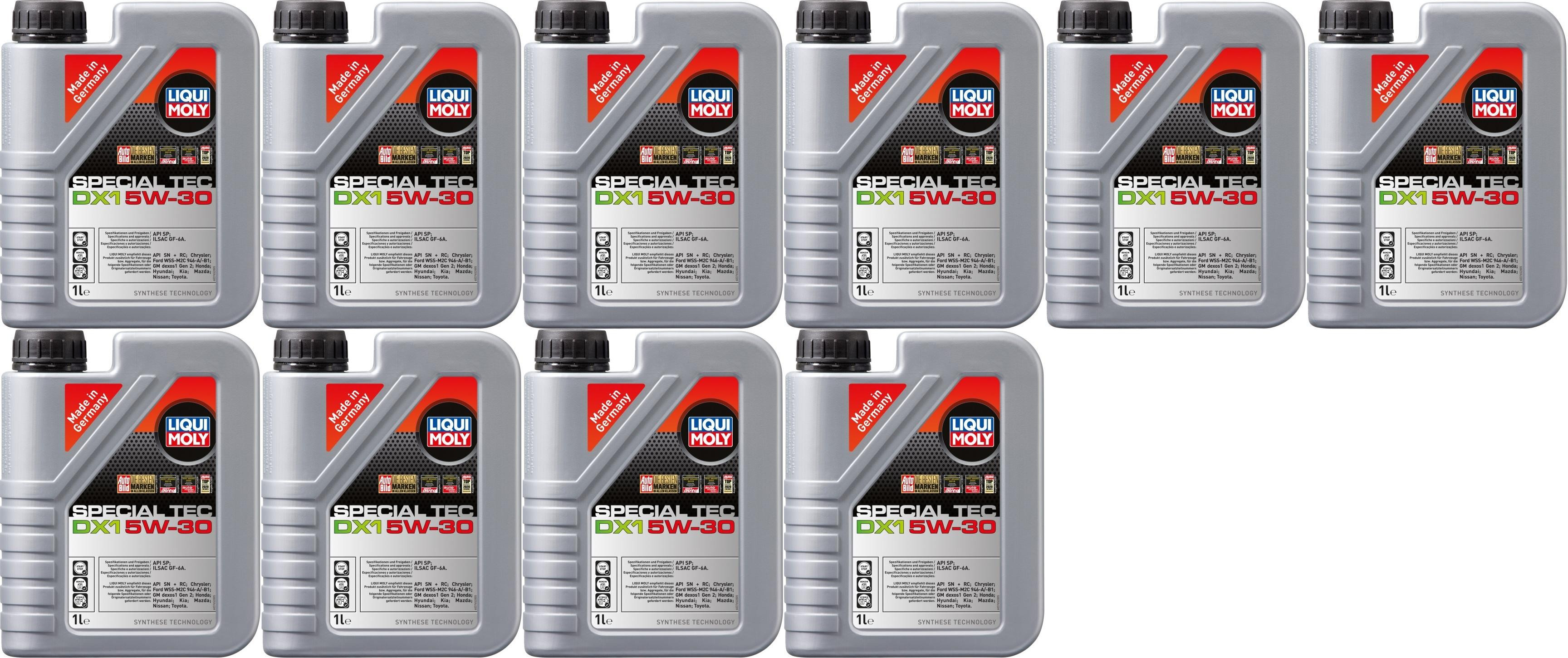 Liqui Moly 3765 Special Tec DX1 5W-30 Motoröl 10x 1l = 10 Liter