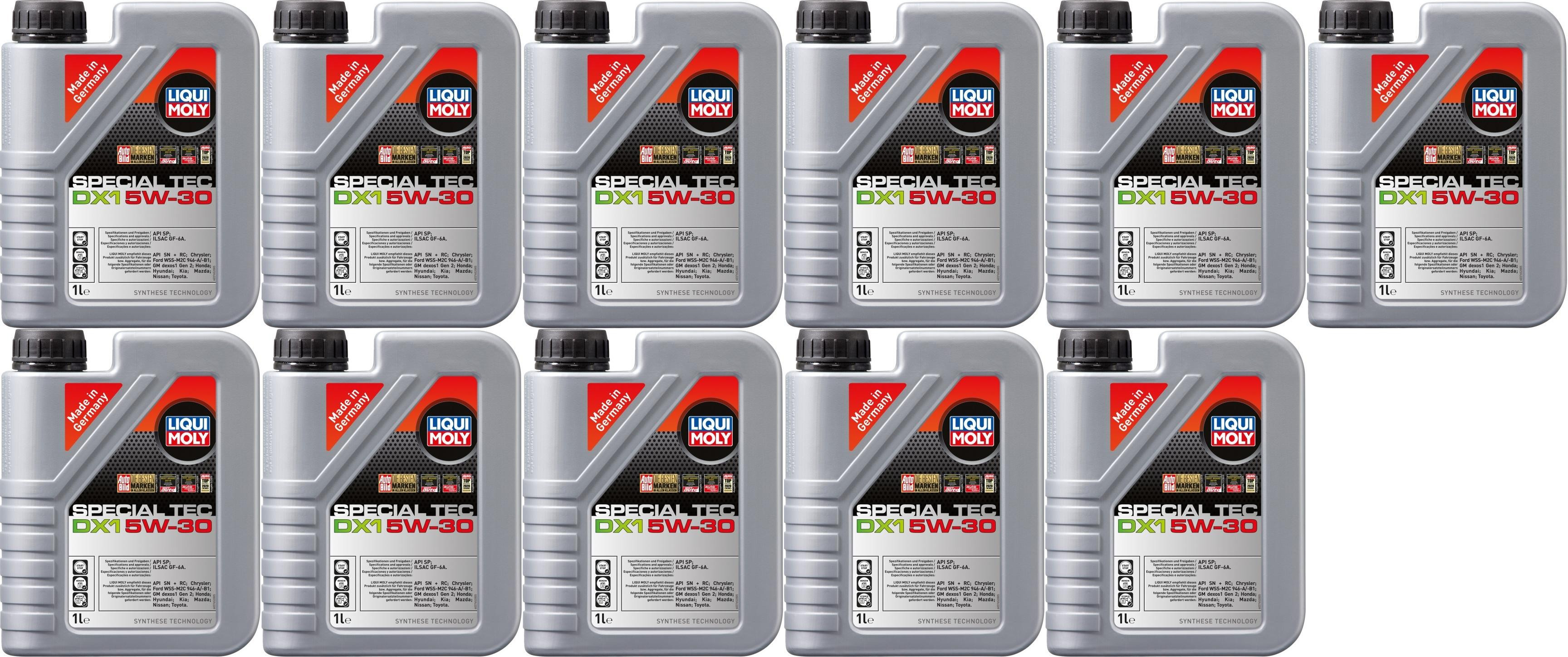 Liqui Moly 3765 Special Tec DX1 5W-30 Motoröl 11x 1l = 11 Liter