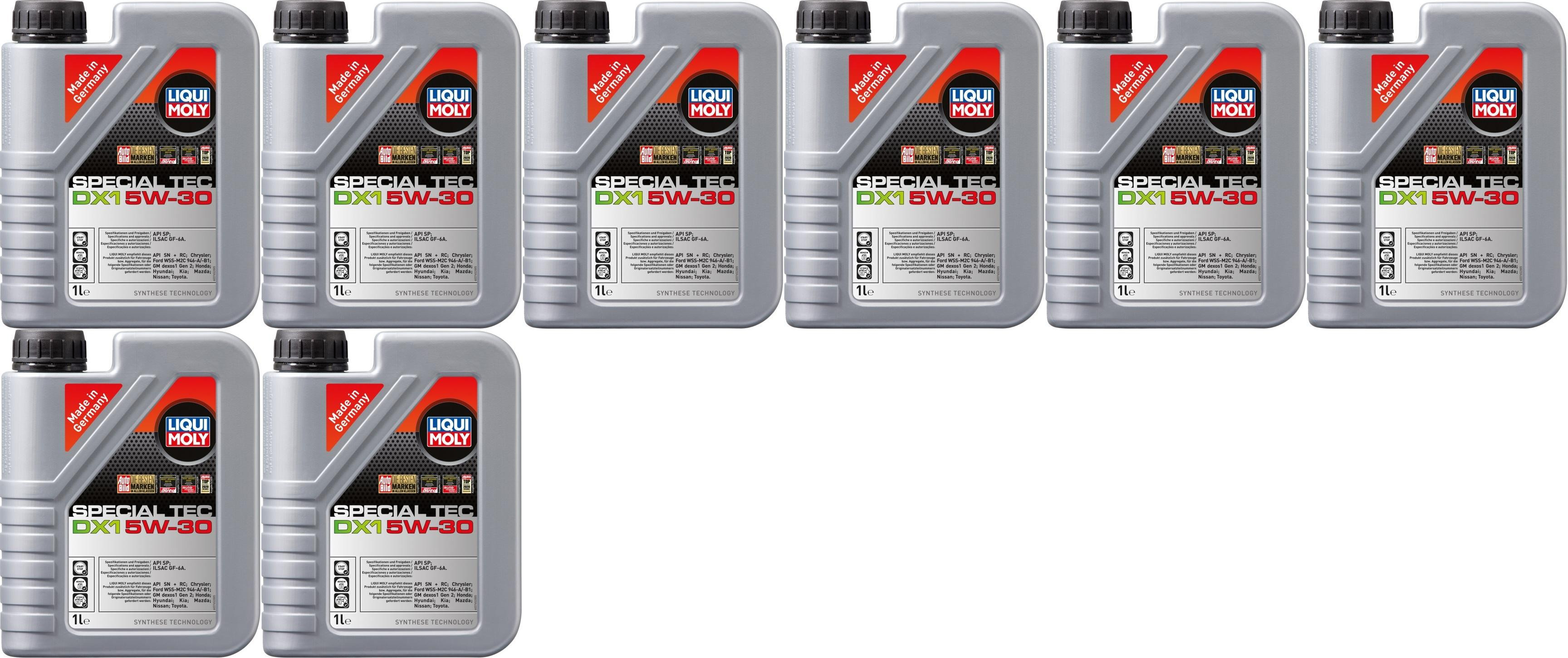 Liqui Moly 3765 Special Tec DX1 5W-30 Motoröl 8x 1l = 8 Liter