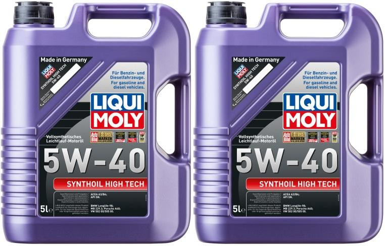 Liqui Moly 1307 Synthoil High Tech 5W-40 Motoröl 2x 5 = 10 Liter