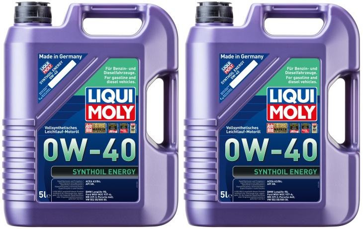 Liqui Moly 1361 Synthoil Energy 0W-40 Motoröl 2x 5 = 10 Liter