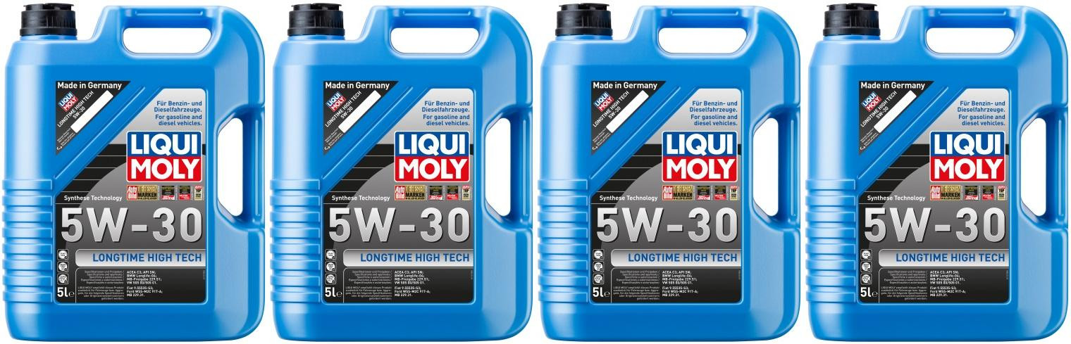Liqui Moly 1137 Longtime High Tech 5W-30 Motoröl 4x 5 = 20 Liter