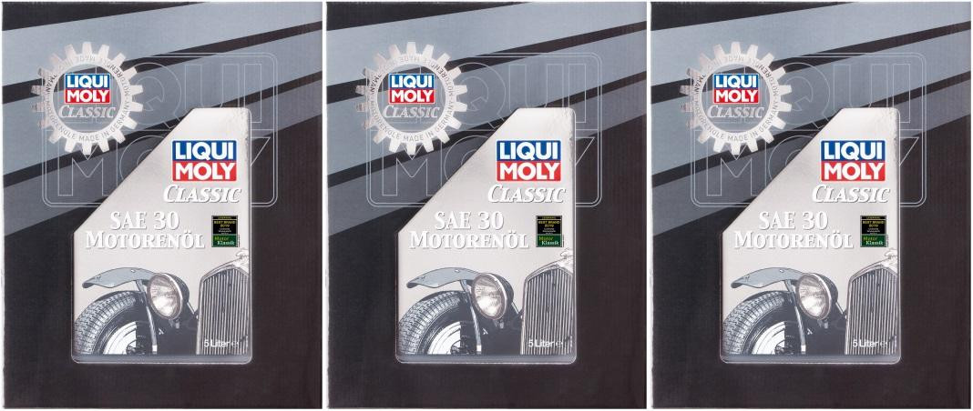 Liqui Moly 1133 Classic Motorenöl SAE 30 3x 5 = 15 Liter