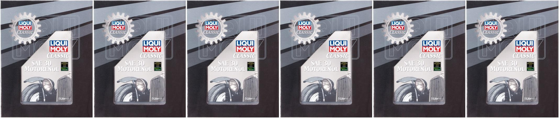 Liqui Moly 1133 Classic Motorenöl SAE 30 6x 5 = 30 Liter