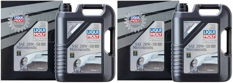 Liqui Moly 1129 Classic Motorenöl SAE 20W-50 HD 2x 5 = 10 Liter