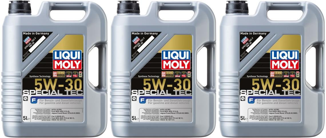 Liqui Moly 3853 Special Tec F 5W-30 Motoröl 3x 5 = 15 Liter