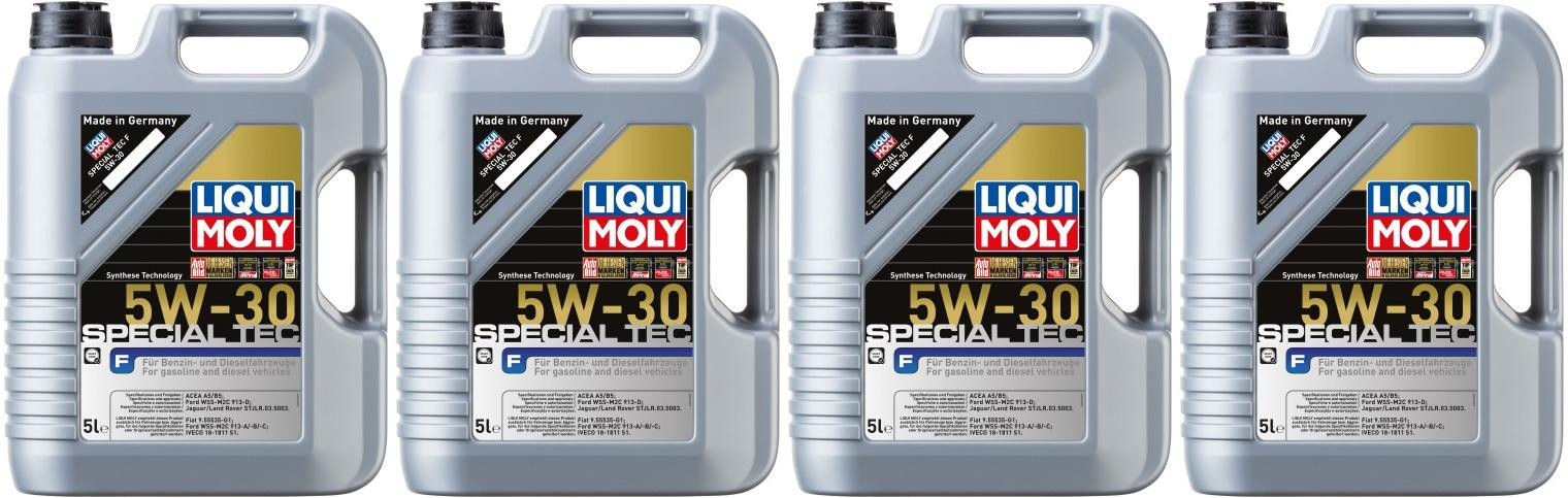 Liqui Moly 3853 Special Tec F 5W-30 Motoröl 4x 5 = 20 Liter