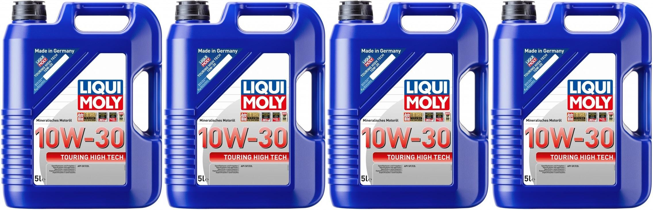 Liqui Moly 1272 Touring High Tech 10W-30 4x 5 = 20 Liter