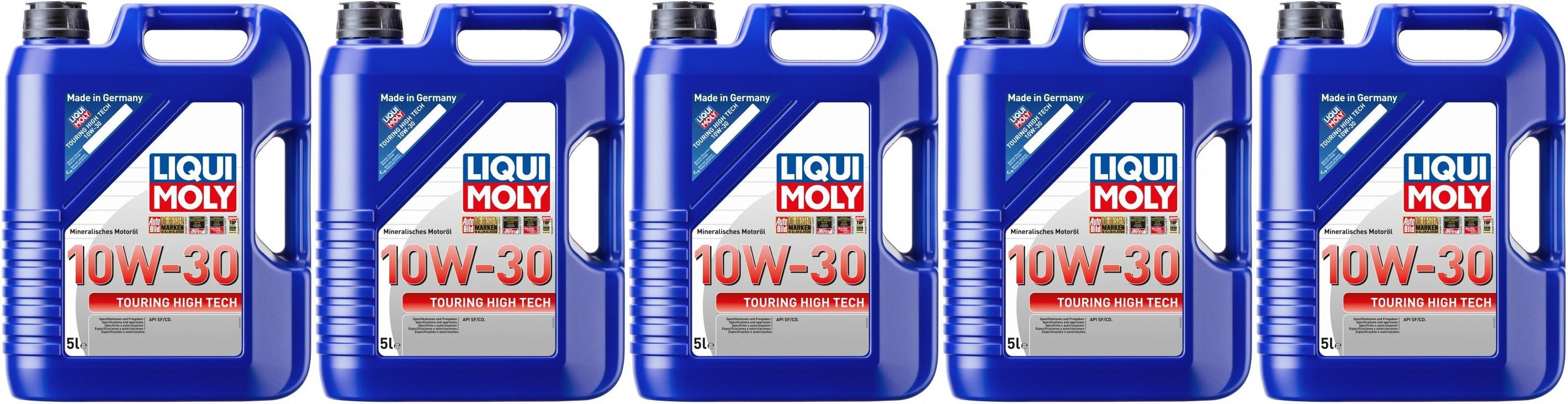 Liqui Moly 1272 Touring High Tech 10W-30 5x 5 = 25 Liter