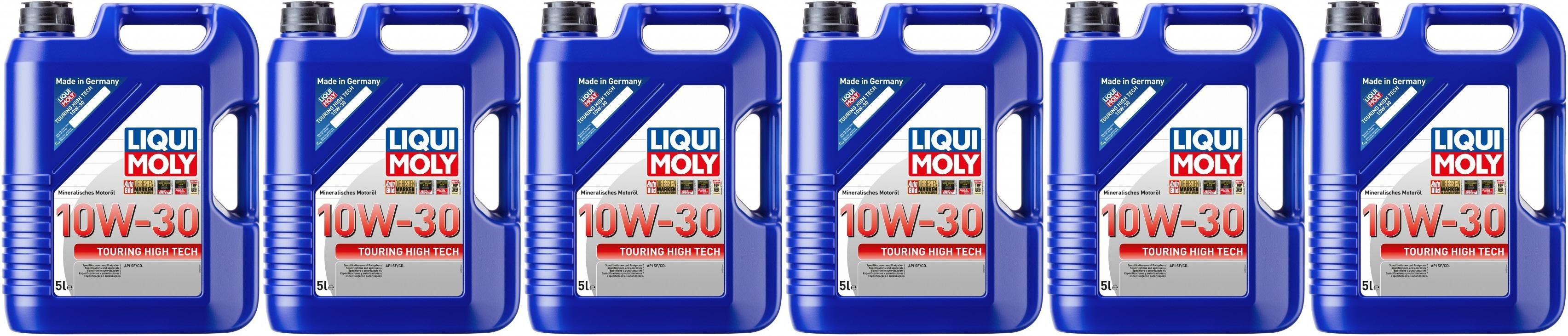 Liqui Moly 1272 Touring High Tech 10W-30 6x 5 = 30 Liter