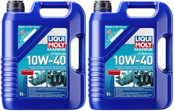 Liqui Moly 25013 Marine Motoroil 4T 10W-40 2x 5 = 10 Liter