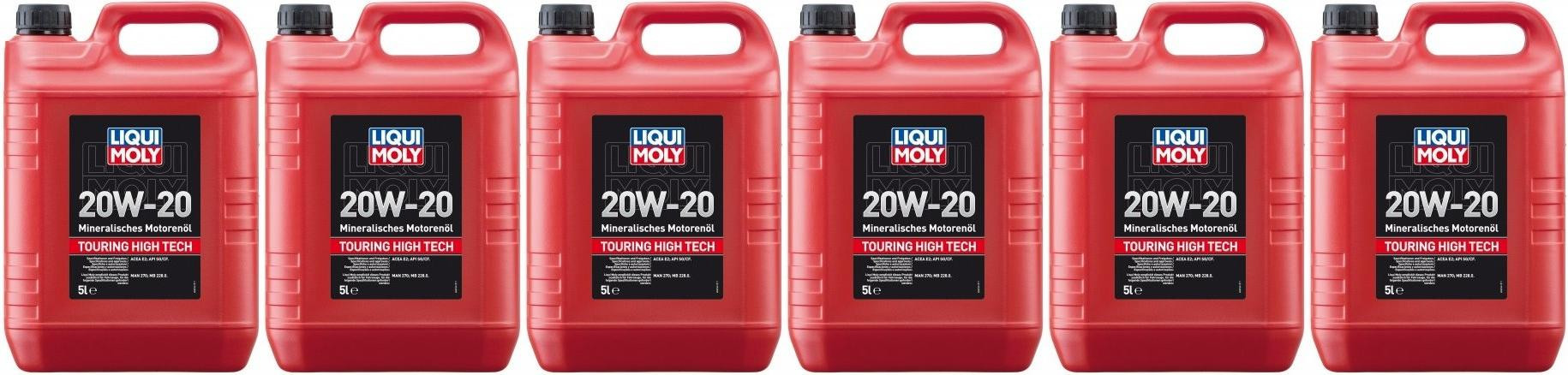 Liqui Moly 6964 Liqui MolyTouring High Tech 20W-20 Motoröl 6x 5 = 30 Liter