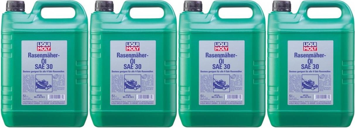 Liqui Moly 1266 Rasenmäher-Öl SAE 30 4x 5 = 20 Liter