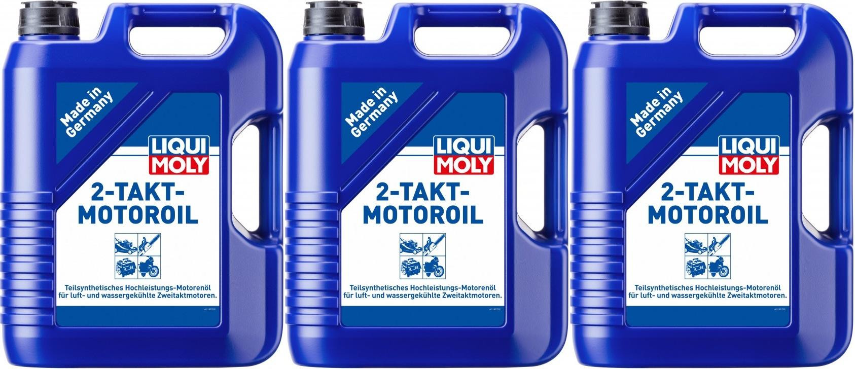 Liqui Moly 1189 2-Takt-Motoröl selbstmischend teilsynthetisches 3x 5 = 15 Liter