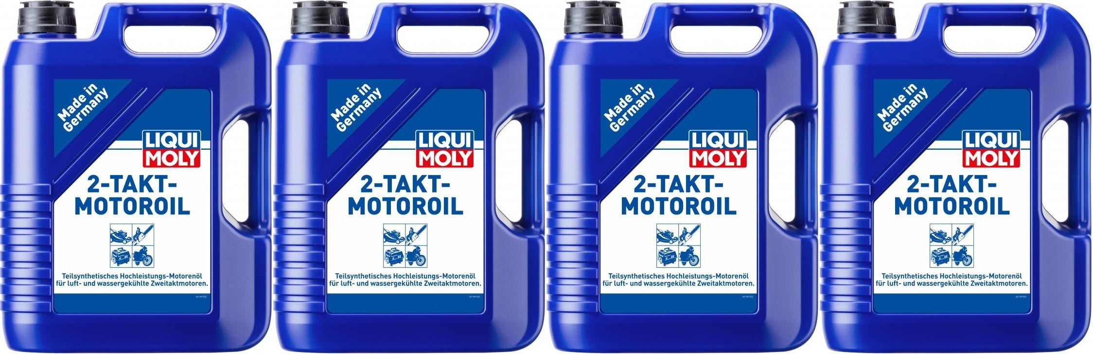 Liqui Moly 1189 2-Takt-Motoröl selbstmischend teilsynthetisches 4x 5 = 20 Liter