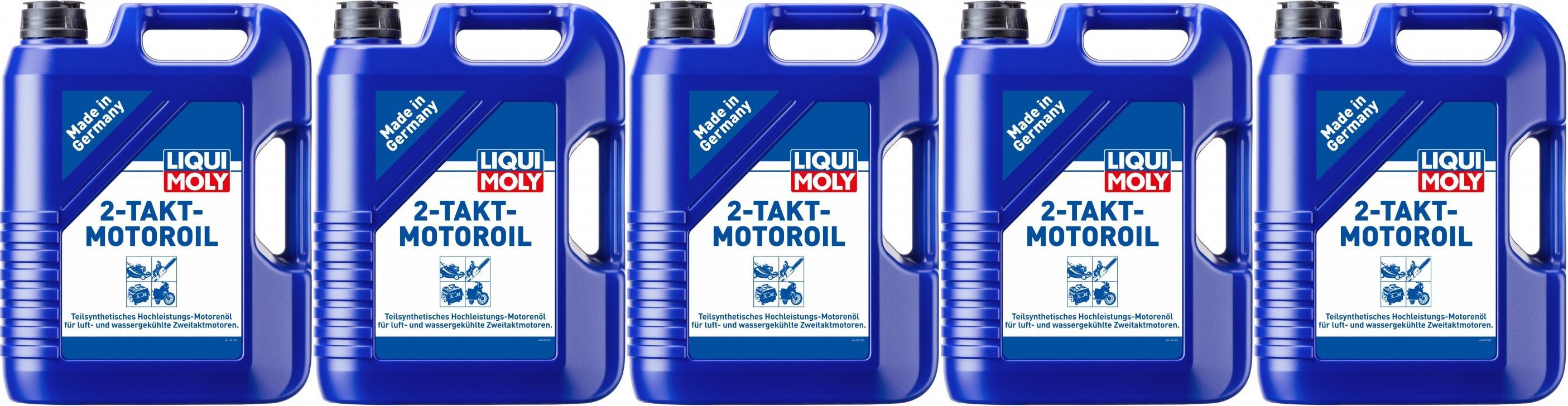 Liqui Moly 1189 2-Takt-Motoröl selbstmischend teilsynthetisches 5x 5 = 25 Liter