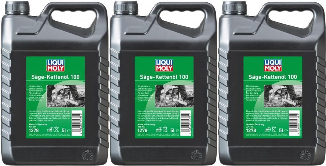 Liqui Moly 1278 Säge-Kettenöl 100 3x 5 = 15 Liter