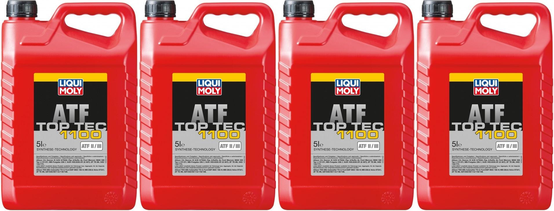 Liqui Moly 3652 Top Tec ATF 1100 4x 5 = 20 Liter