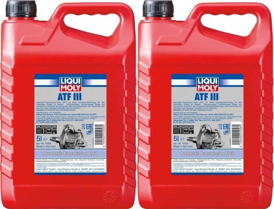 Liqui Moly 1056 ATF III 2x 5 = 10 Liter
