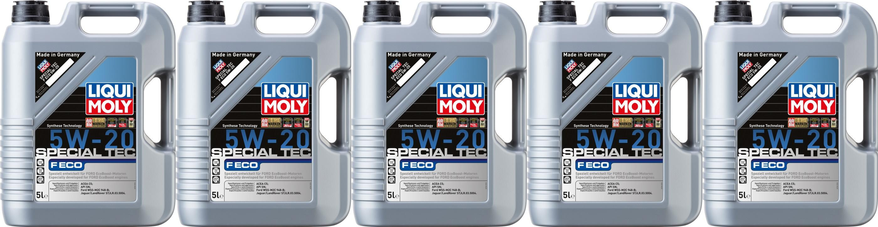 Liqui Moly 3841 Special Tec F ECO 5W-20 Motoröl 5x 5 = 25 Liter