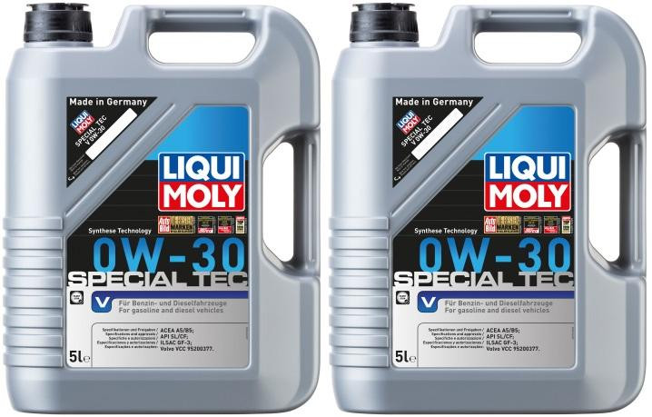 Liqui Moly 3769 Special Tec V 0W-30 Motoröl 2x 5 = 10 Liter