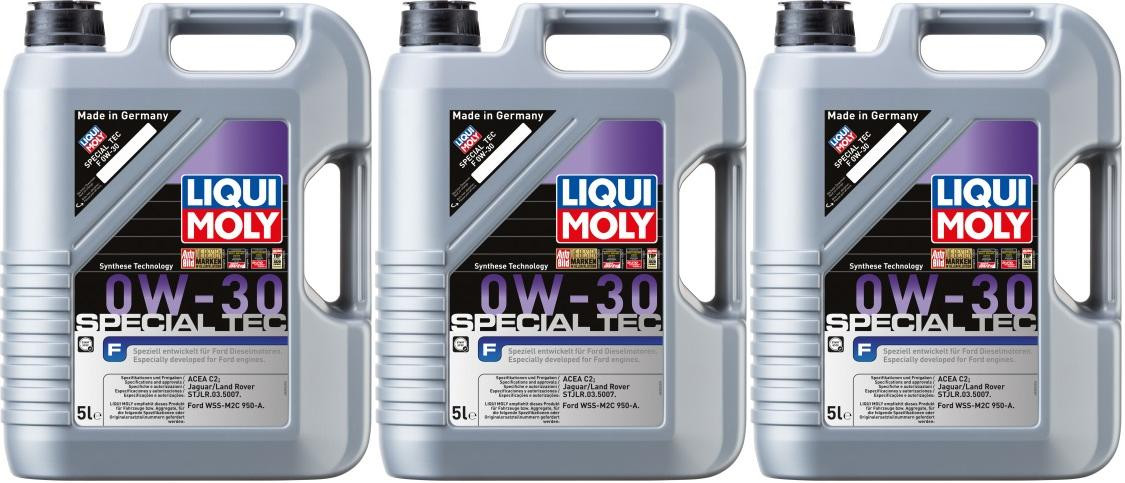 Liqui Moly 20723 Special Tec F 0W-30 Motoröl 3x 5 = 15 Liter