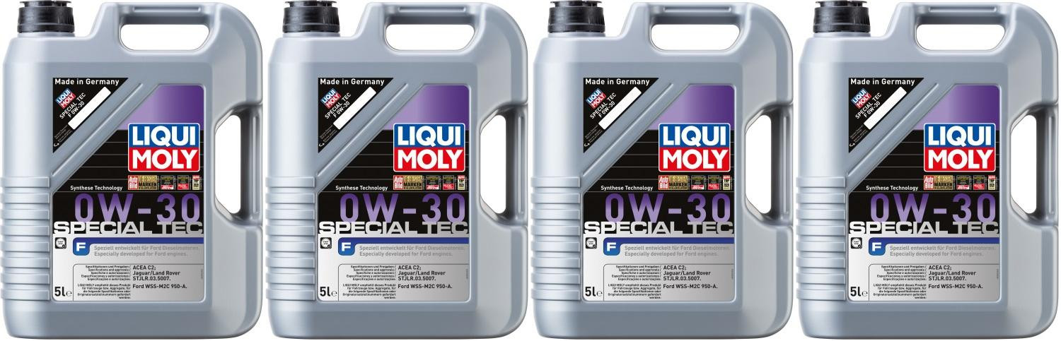 Liqui Moly 20723 Special Tec F 0W-30 Motoröl 4x 5 = 20 Liter