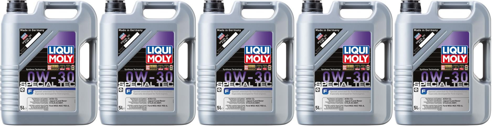 Liqui Moly 20723 Special Tec F 0W-30 Motoröl 5x 5 = 25 Liter