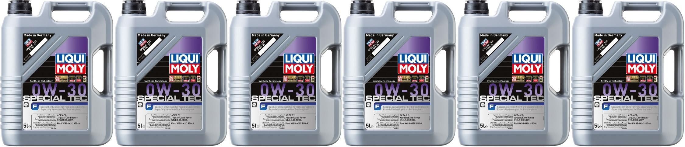 Liqui Moly 20723 Special Tec F 0W-30 Motoröl 6x 5 = 30 Liter