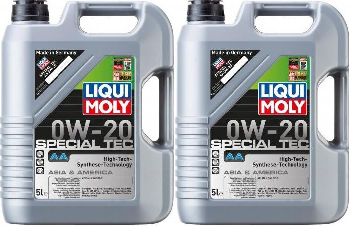 Liqui Moly 9734 Special Tec AA 0W-20 Motoröl 2x 5 = 10 Liter