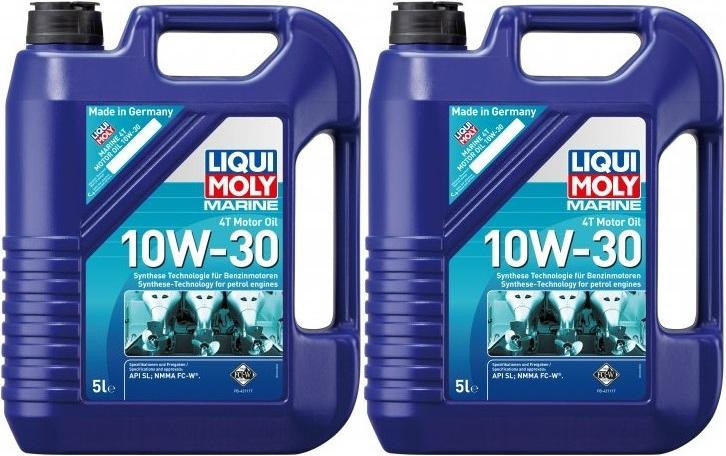 Liqui Moly 25023 Marine 4T Motor Oil 10W-30 2x 5 = 10 Liter