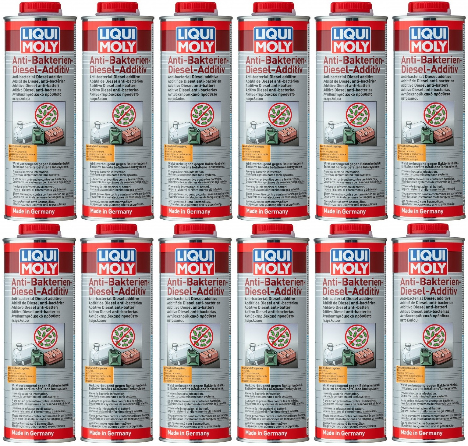 Liqui Moly 21317 Anti Bakterien Diesel Additiv 12x 1l = 12 Liter