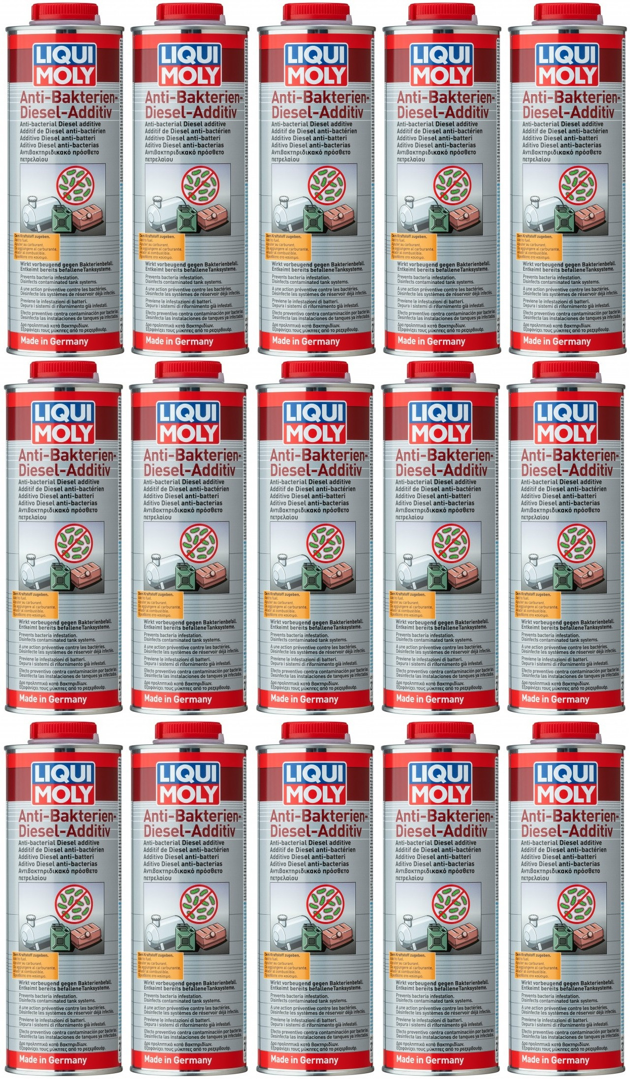 Liqui Moly 21317 Anti Bakterien Diesel Additiv 15x 1l = 15 Liter