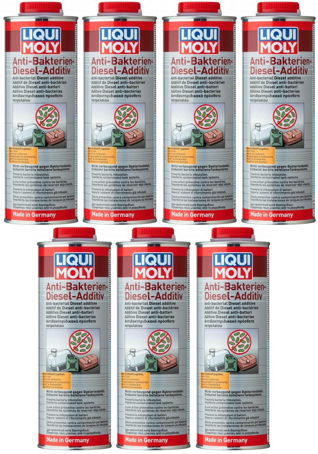 Liqui Moly 21317 Anti Bakterien Diesel Additiv 7x 1l = 7 Liter
