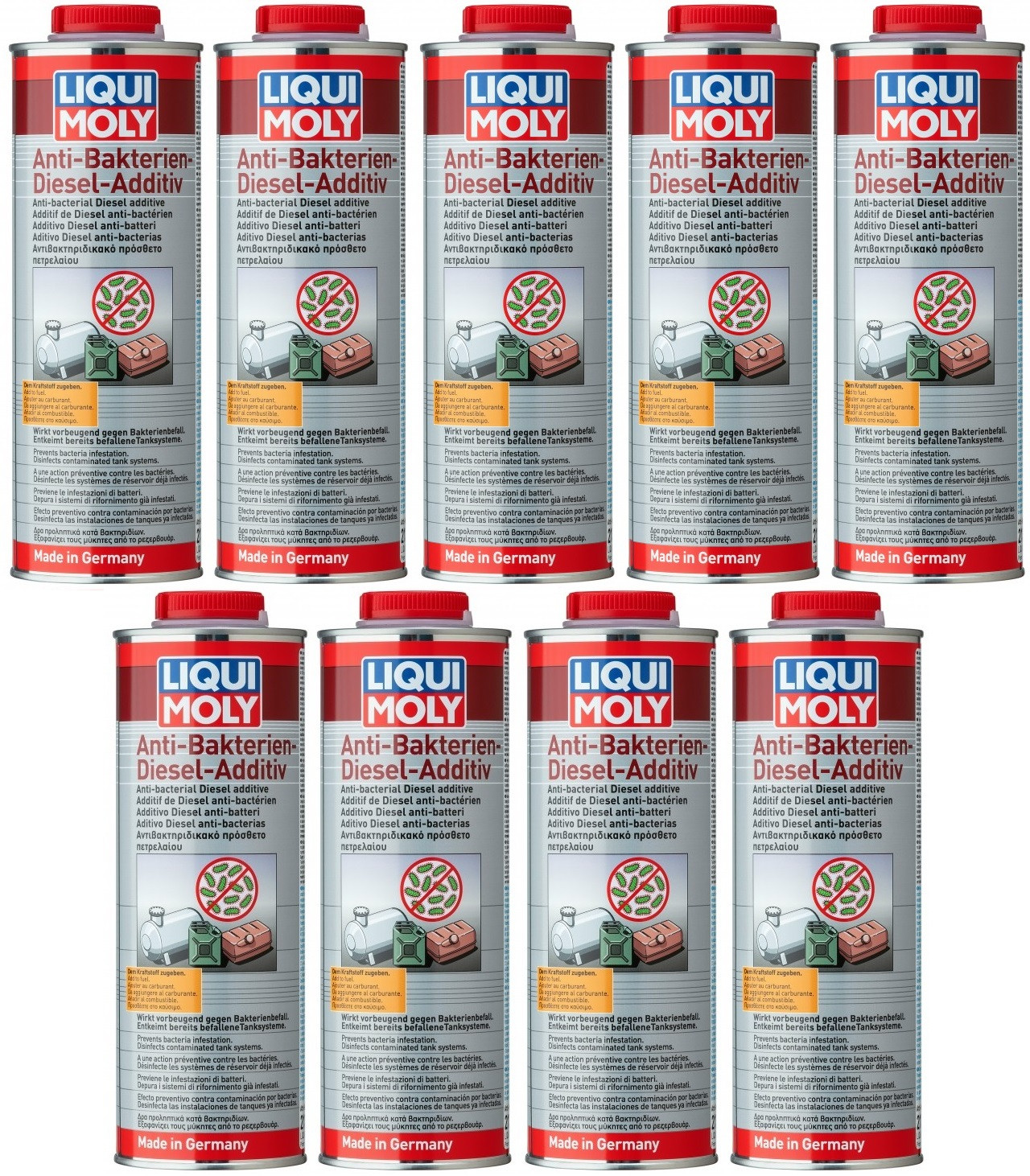 Liqui Moly 21317 Anti Bakterien Diesel Additiv 9x 1l = 9 Liter