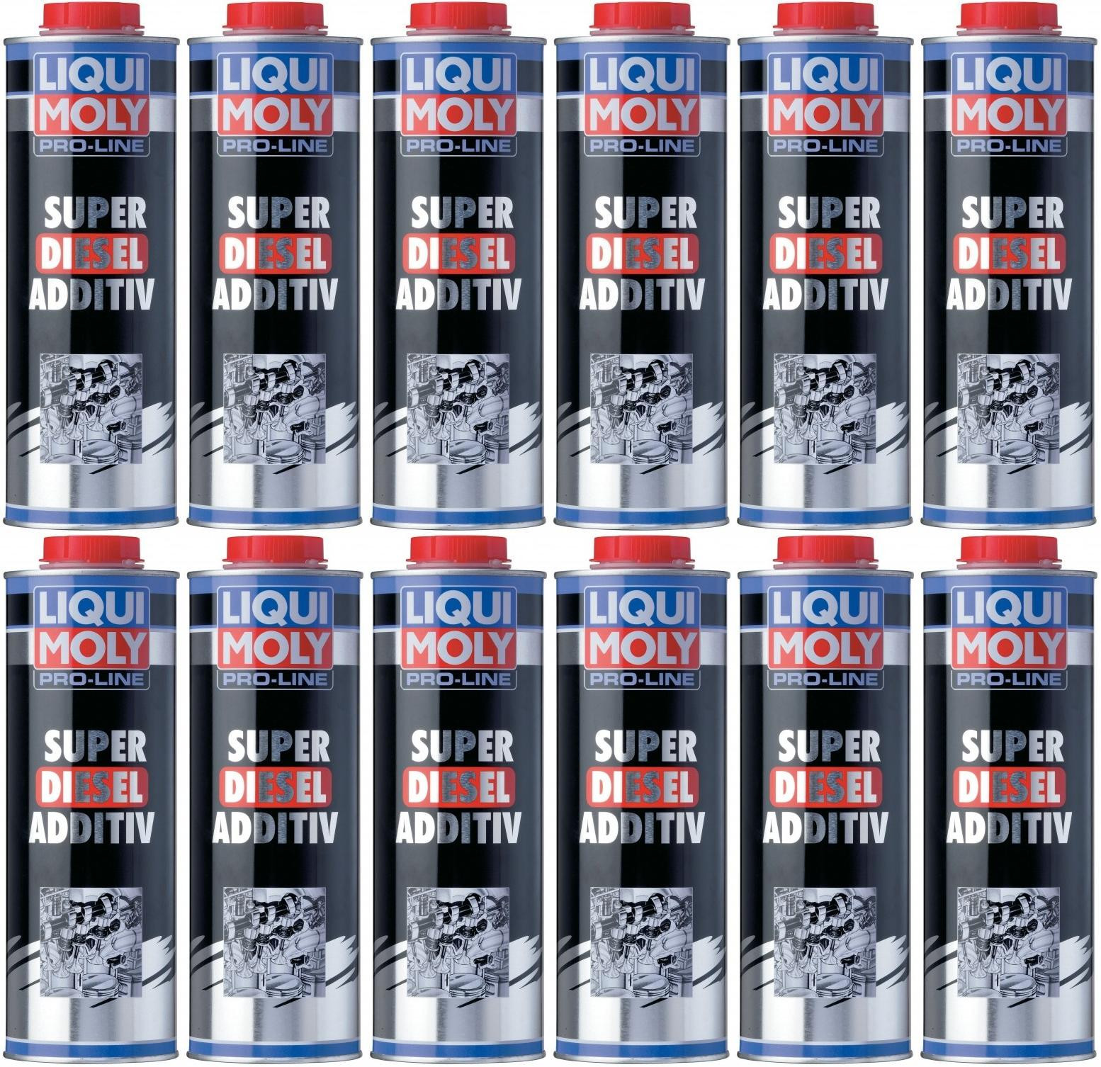 Liqui Moly 5176 Pro-Line Super Diesel Additiv 12x 1l = 12 Liter