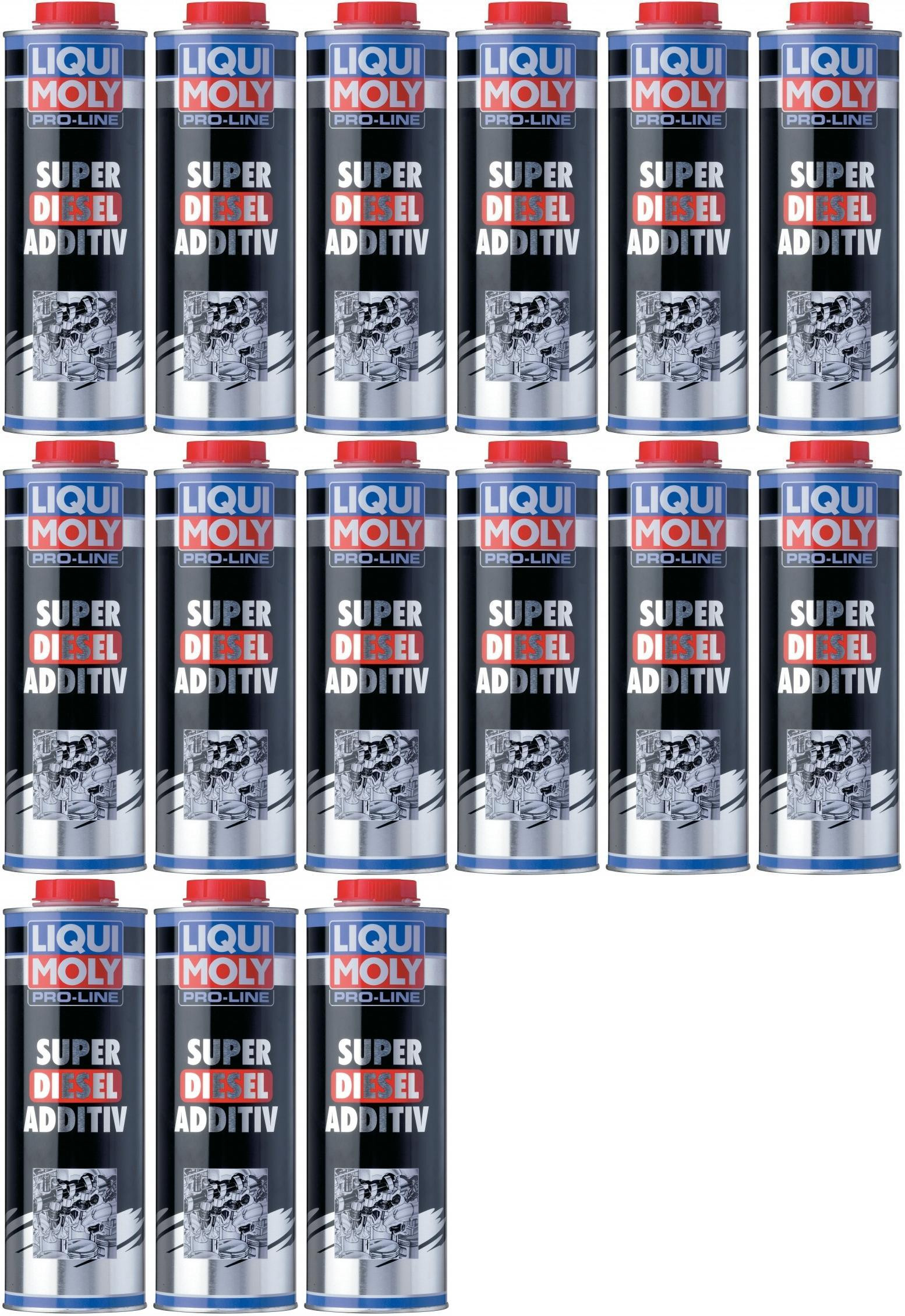 Liqui Moly 5176 Pro-Line Super Diesel Additiv 15x 1l = 15 Liter