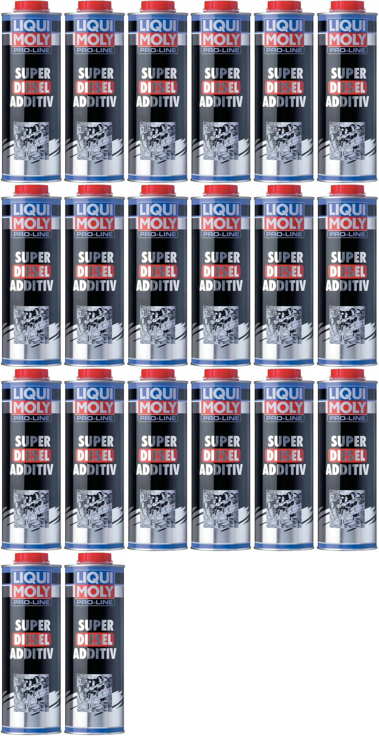 Liqui Moly 5176 Pro-Line Super Diesel Additiv 20x 1l = 20 Liter