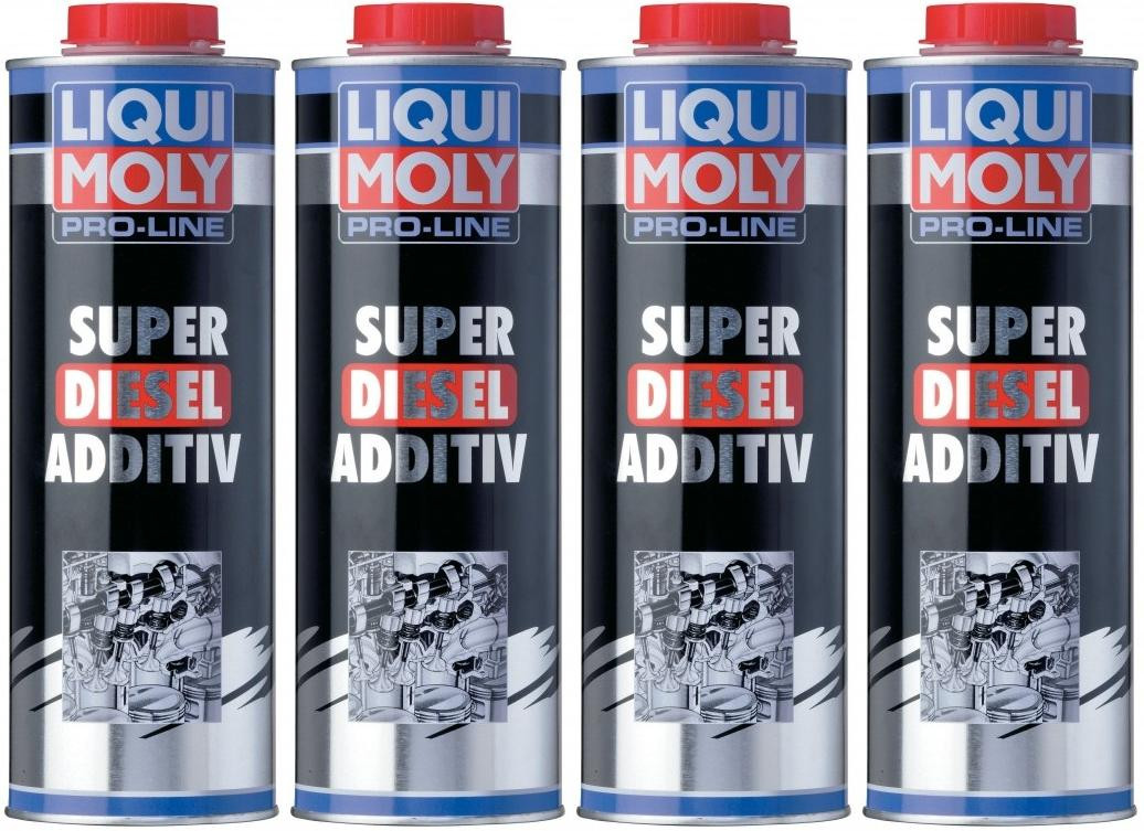 Liqui Moly 5176 Pro-Line Super Diesel Additiv 4x 1l = 4 Liter