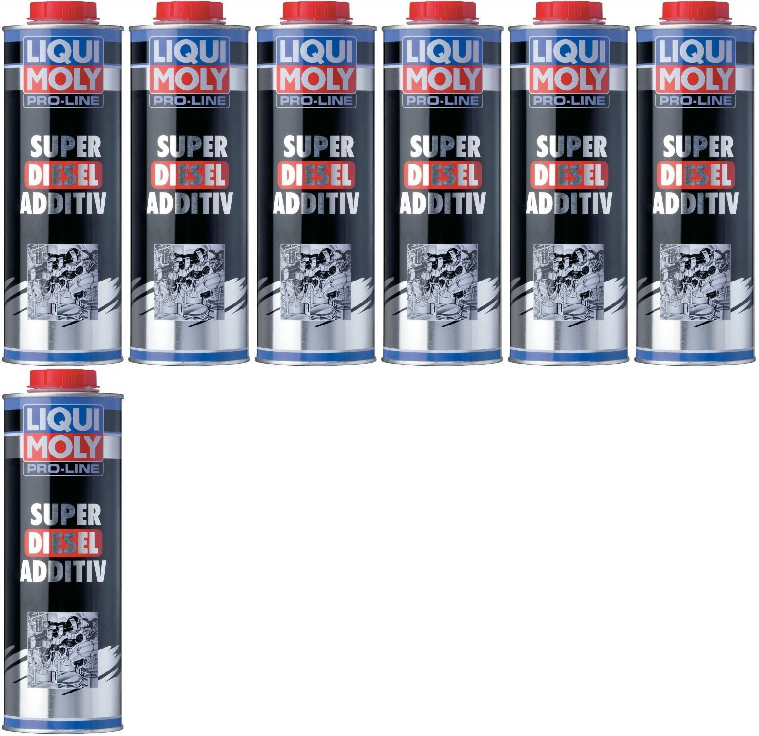 Liqui Moly 5176 Pro-Line Super Diesel Additiv 7x 1l = 7 Liter
