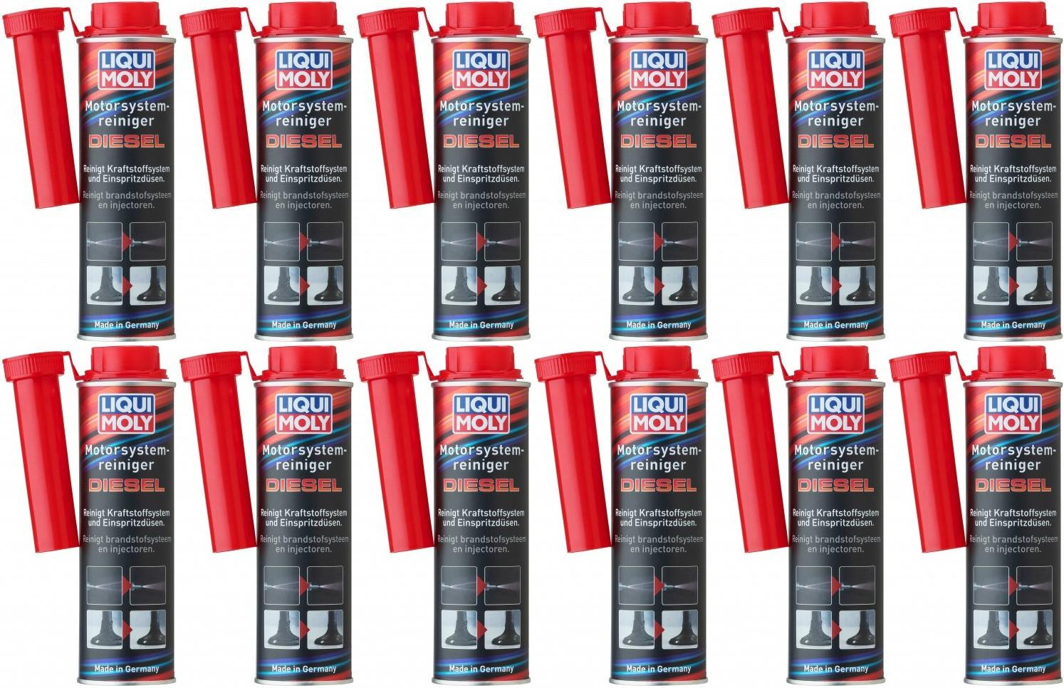 Liqui Moly 5128 Pro-Line Motor System Reiniger Diesel 12x 300 Milliliter
