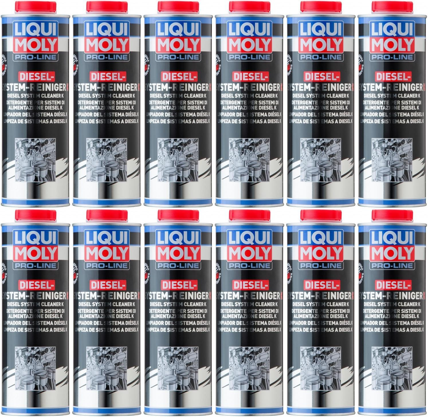 Liqui Moly 5144 Pro-Line Diesel System Reiniger K 12x 1l = 12 Liter