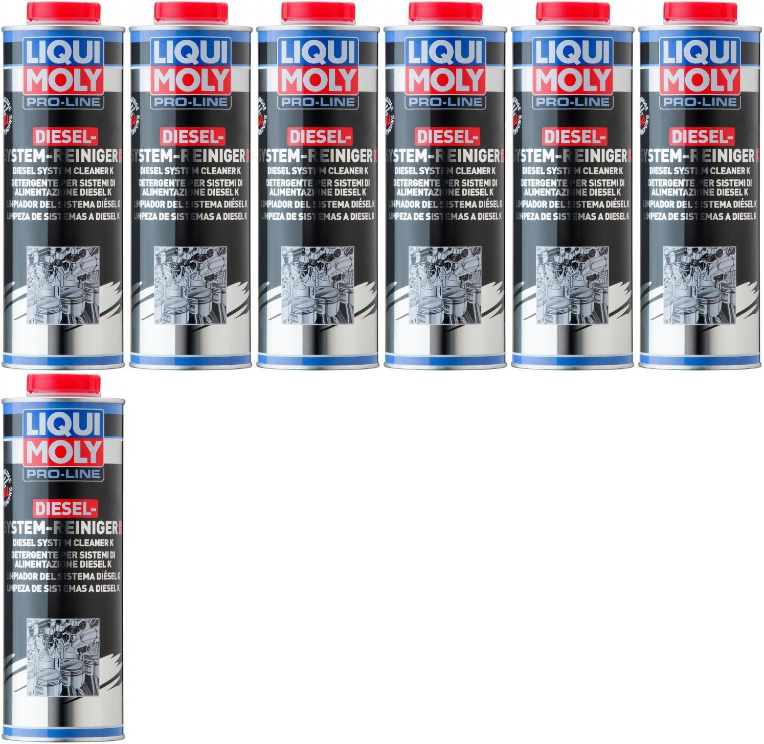 Liqui Moly 5144 Pro-Line Diesel System Reiniger K 7x 1l = 7 Liter