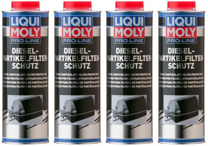 Liqui Moly 5123 Pro-Line Dieselpartikelfilter-Schutz 4x 1l = 4 Liter
