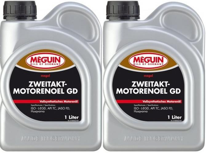 Meguin megol 6523 GD 2T vollsynthetisches Motorrad Motoröl 2x 1l = 2 Liter