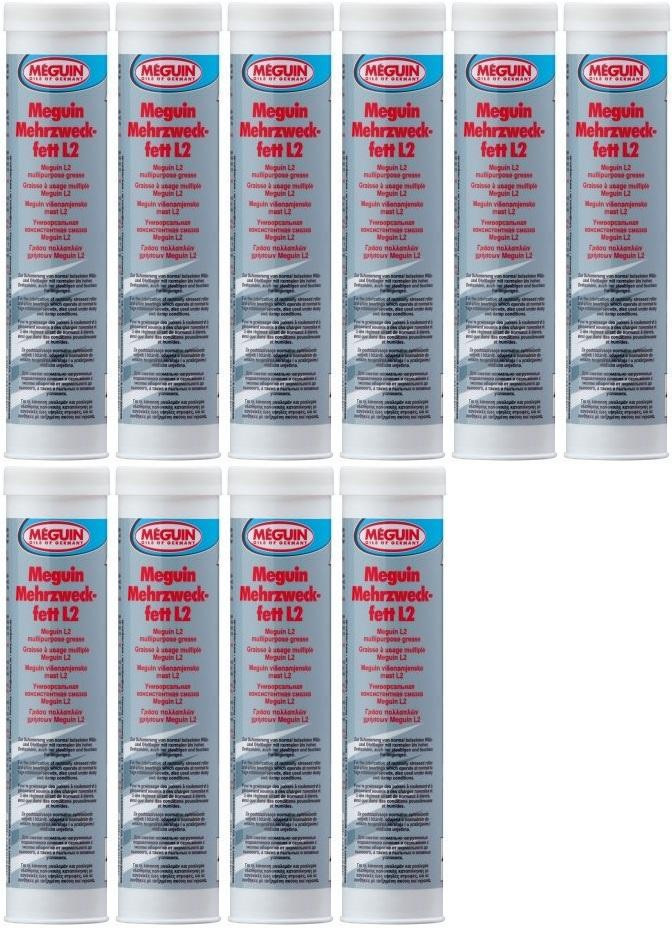 Meguin 4770 Mehrzweckfett L2 Fett Kartusche 10x 400 Gramm