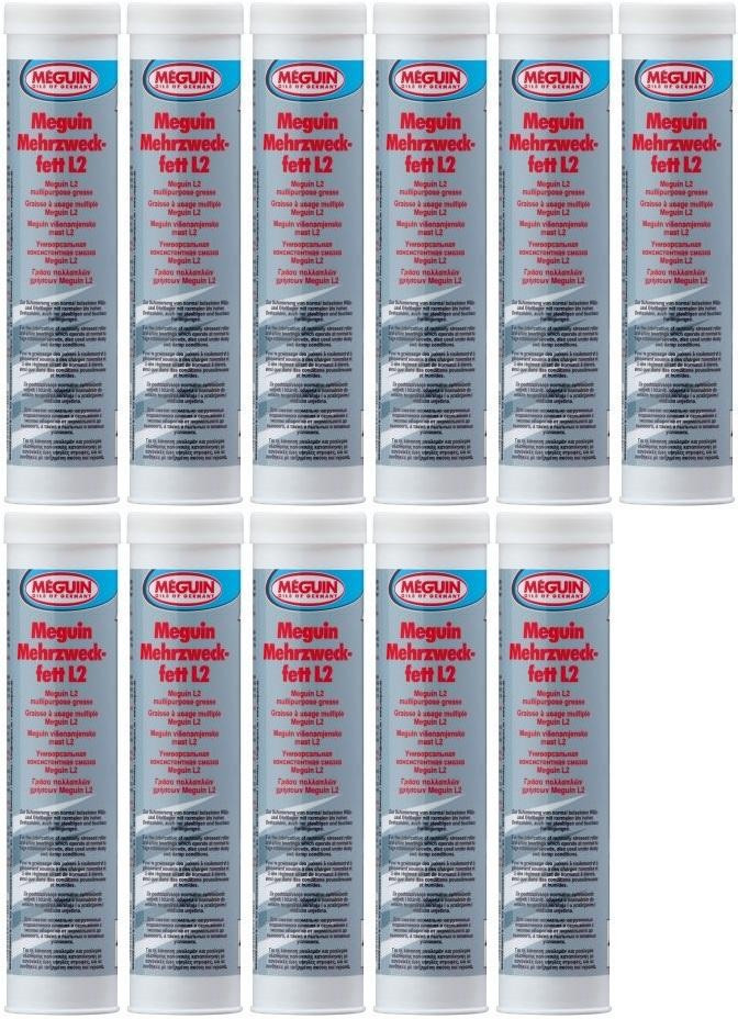 Meguin 4770 Mehrzweckfett L2 Fett Kartusche 11x 400 Gramm