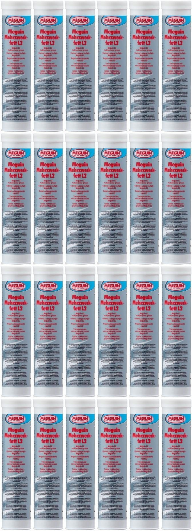 Meguin 4770 Mehrzweckfett L2 Fett Kartusche 24x 400 Gramm