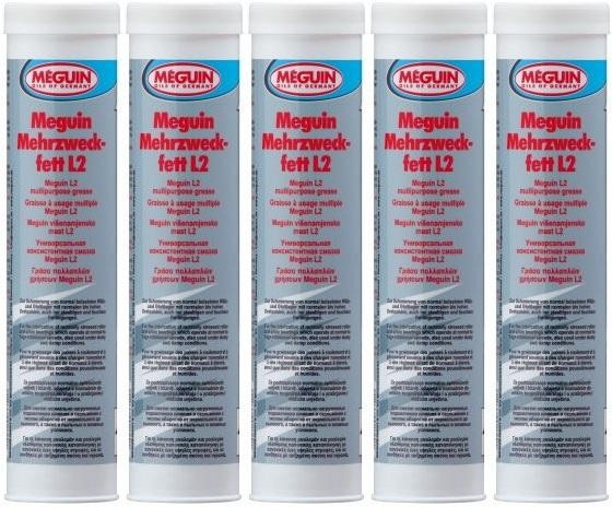 Meguin 4770 Mehrzweckfett L2 Fett Kartusche 5x 400 Gramm