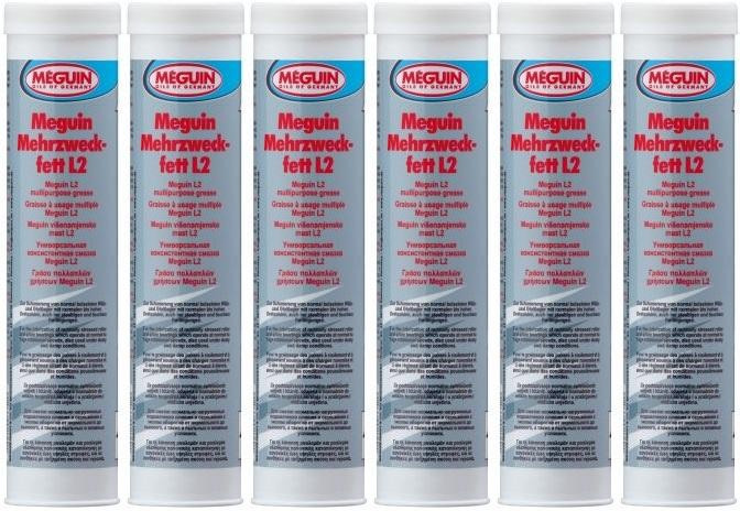 Meguin 4770 Mehrzweckfett L2 Fett Kartusche 6x 400 Gramm